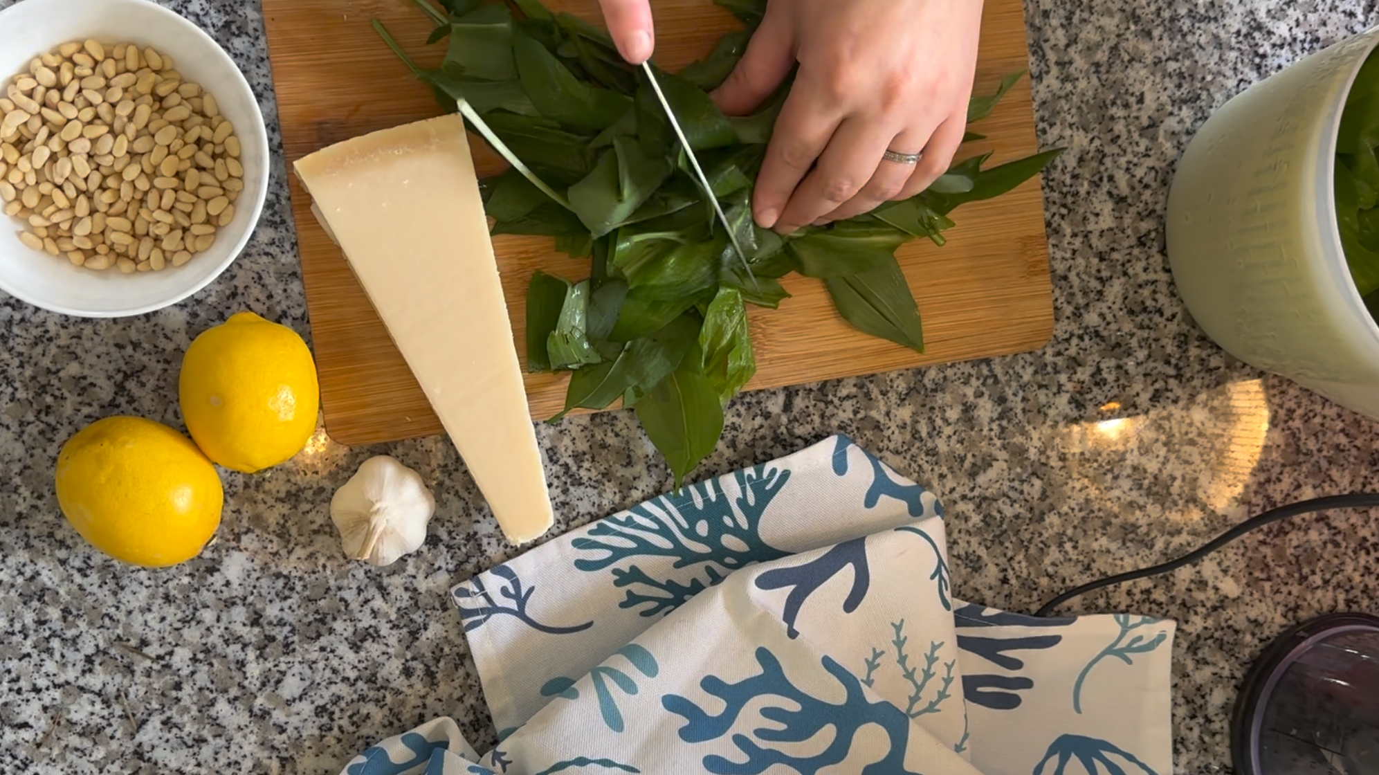 A SeaKisses Wild Garlic Pesto Adventure