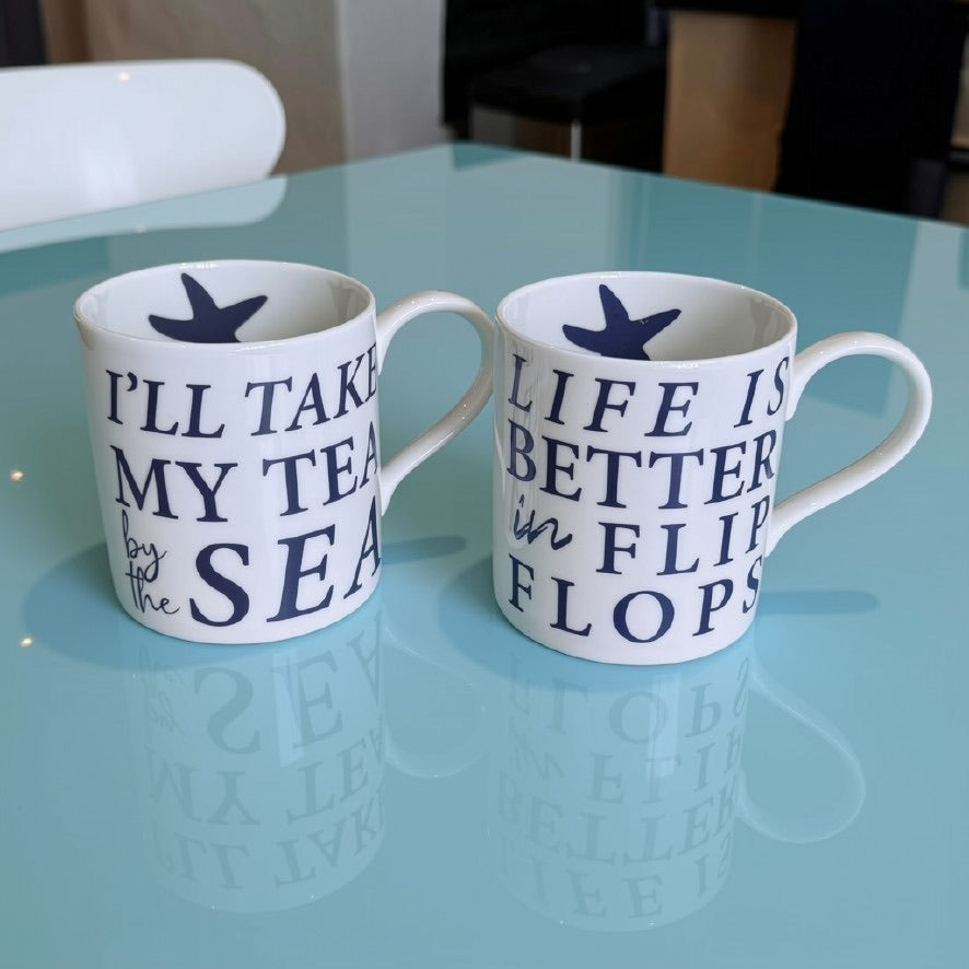 Life is Better in Flip Flops Mug - Design Second-SeaKisses