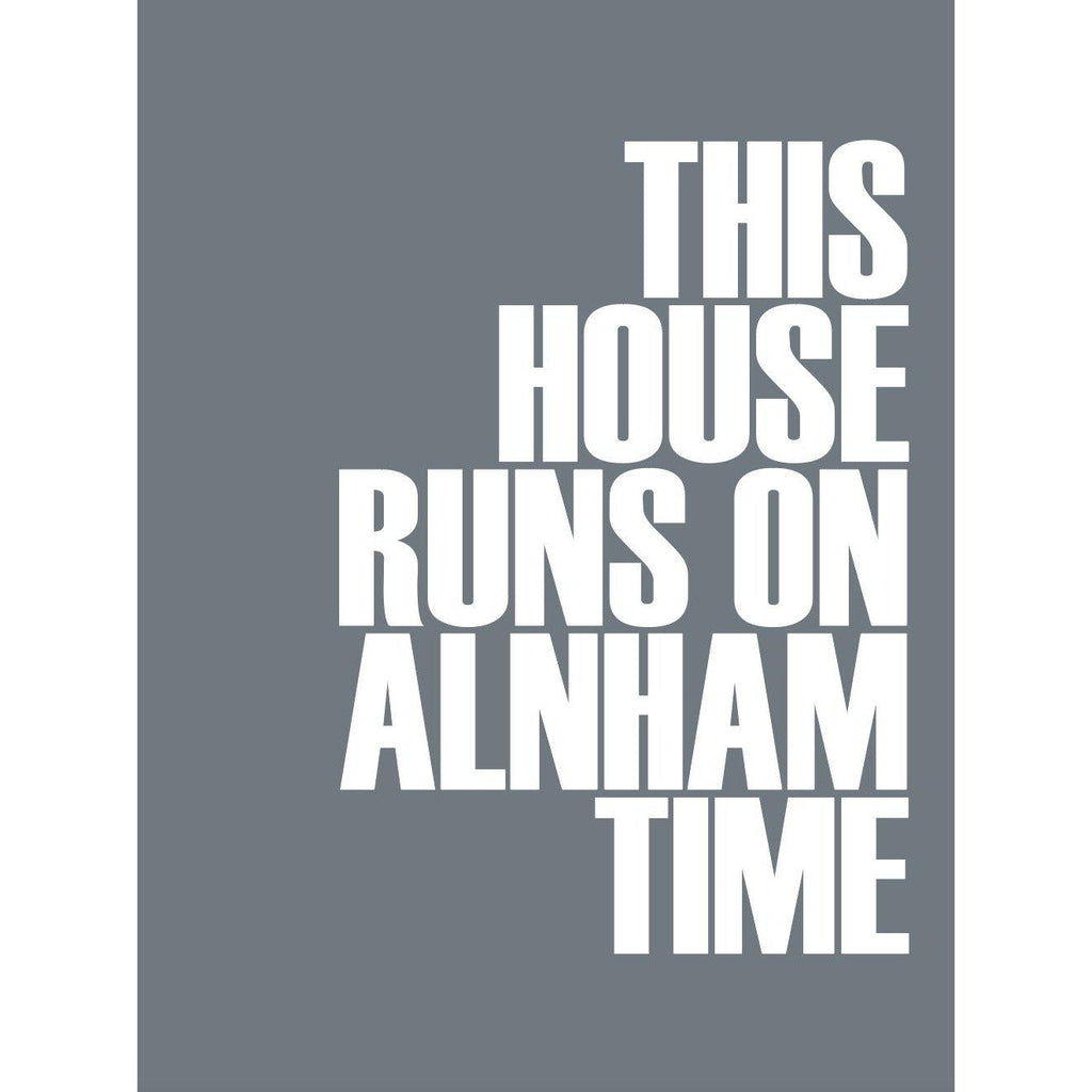 Alnham Time Typographic Print-SeaKisses