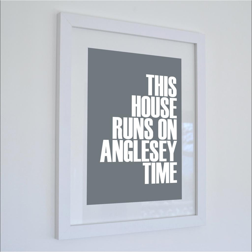 Anglesey Time Typographic Print-SeaKisses