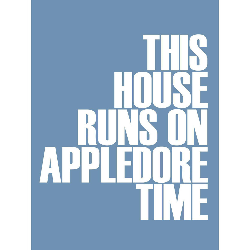 Appledore Time Typographic Print-SeaKisses