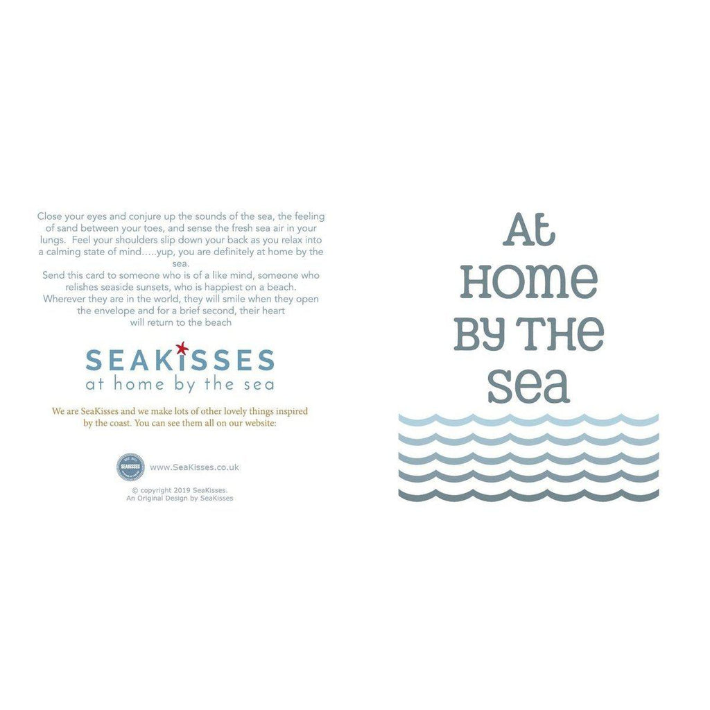 At Home By The Sea - Greeting Card-SeaKisses