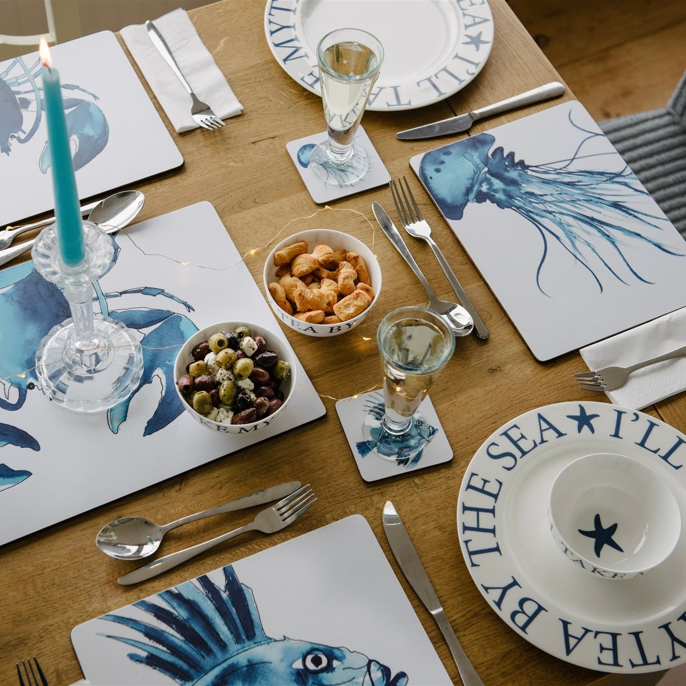 Pack of 6 SeaLife Coasters-SeaKisses