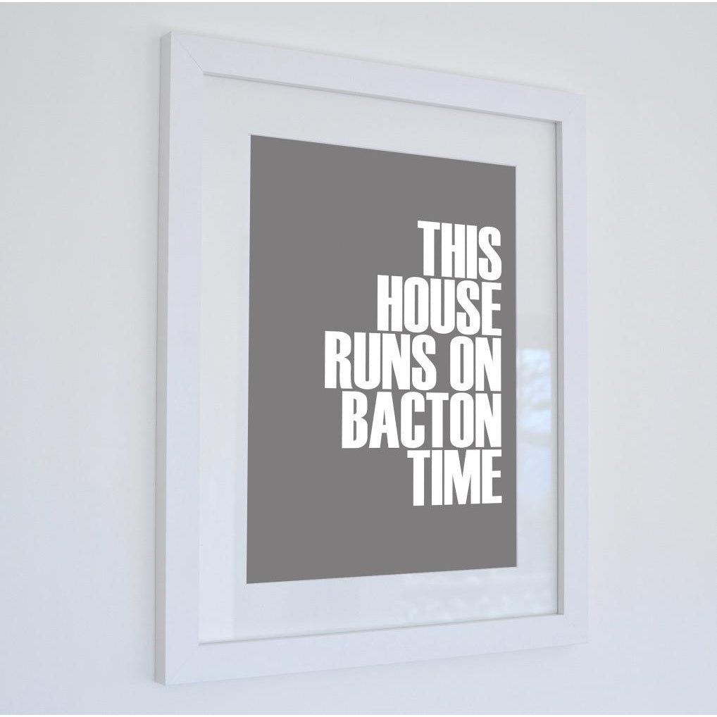 Bacton Time Typographic Print-SeaKisses