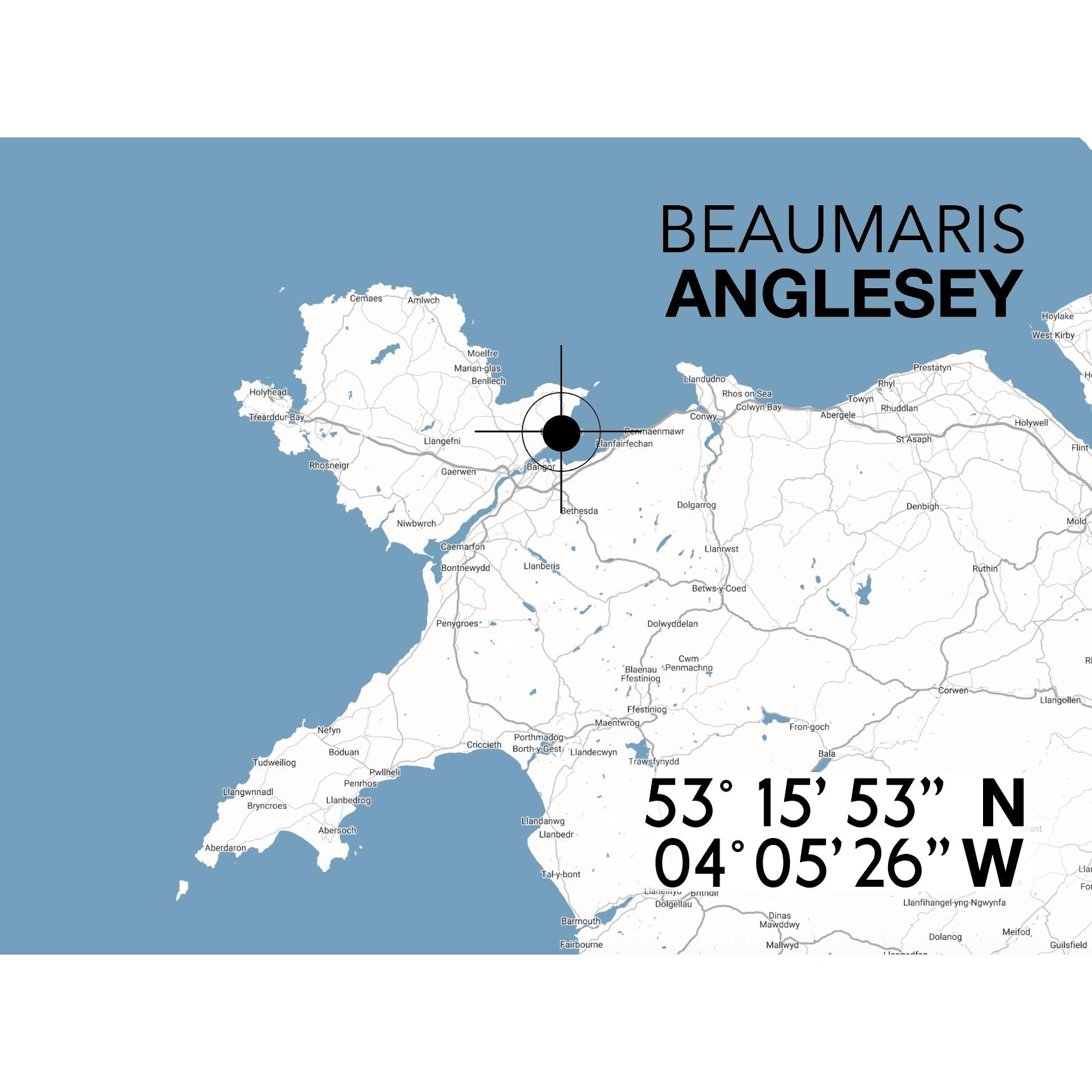 Beaumaris Landmark Map-SeaKisses