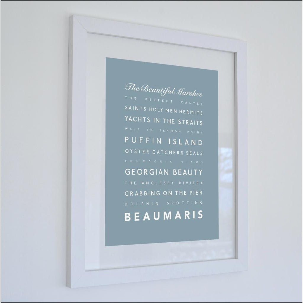Beaumaris Typographic Print-SeaKisses