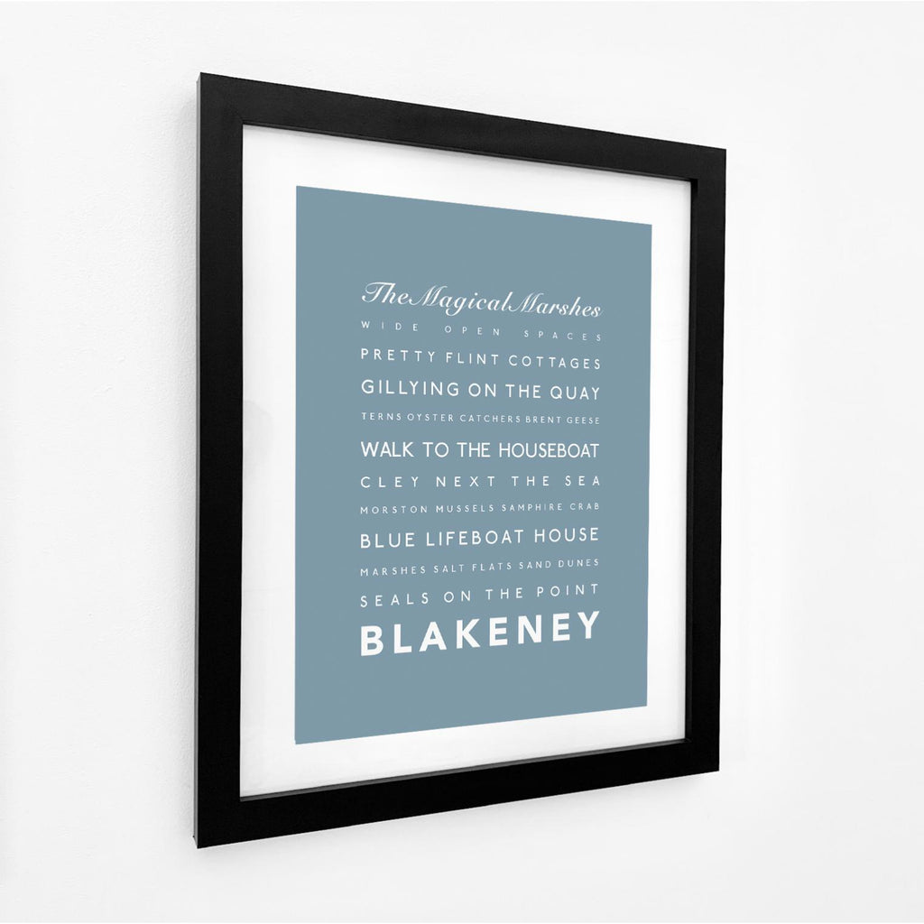 Blakeney Typographic Print-SeaKisses