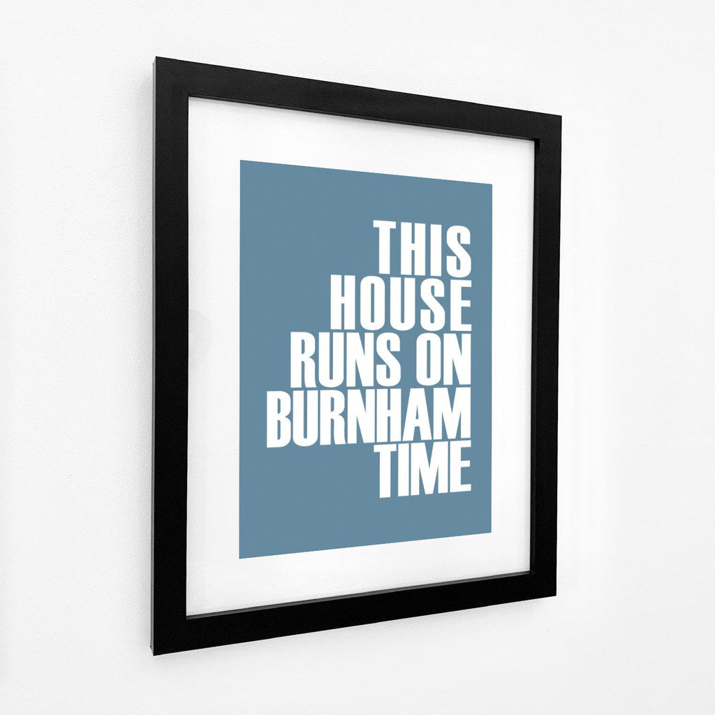 Burnham Time Typographic Print-SeaKisses