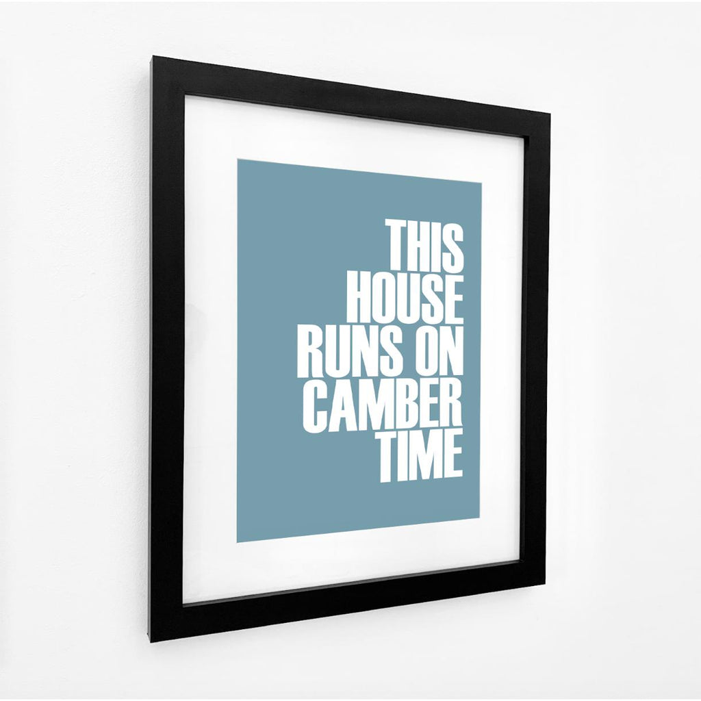 Camber Time Typographic Print-SeaKisses