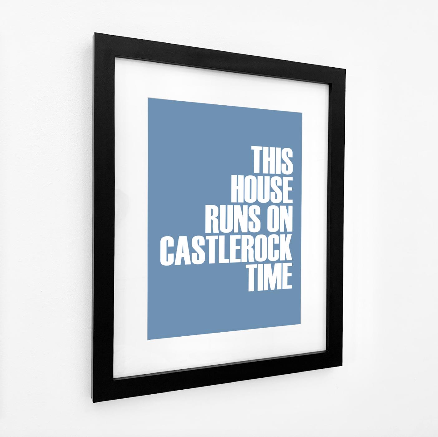 Castlerock Time Typographic Print-SeaKisses