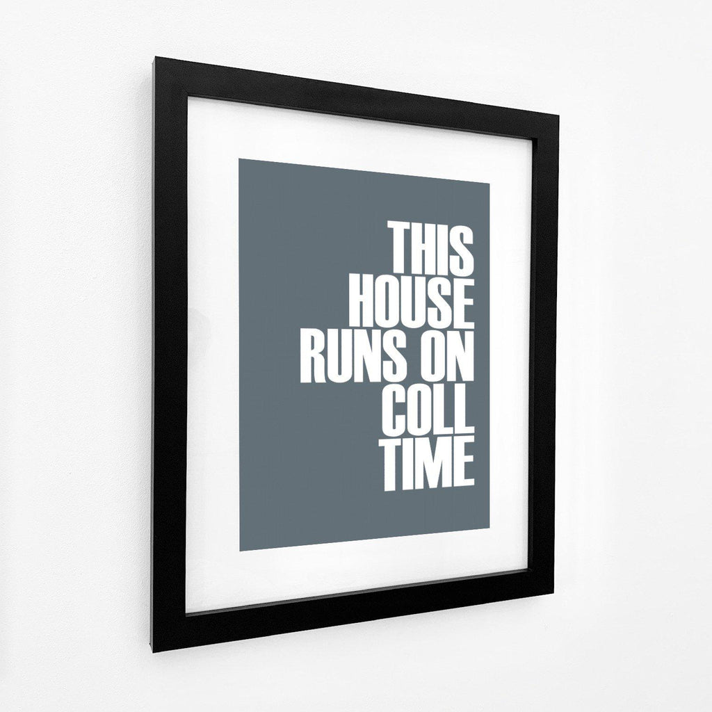 Coll Time Typographic Print-SeaKisses