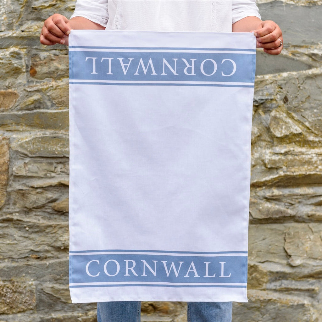 Cornwall Stripe Design Tea Towel-SeaKisses