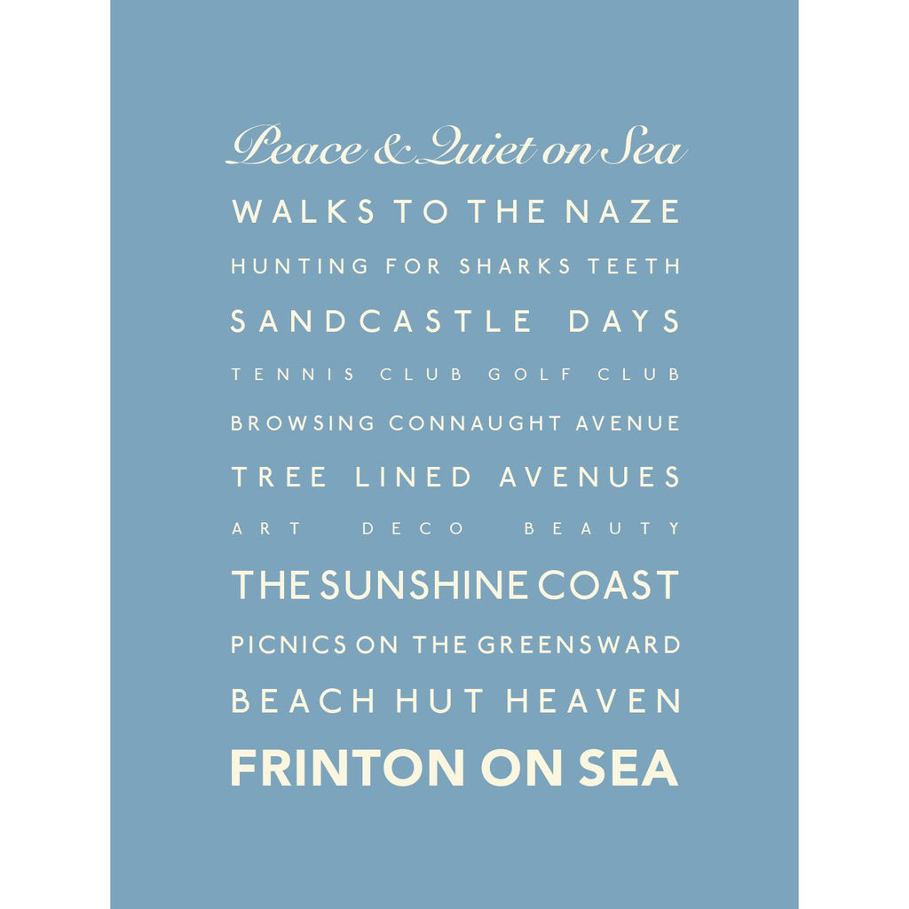 Frinton-on-Sea Typographic Print-SeaKisses