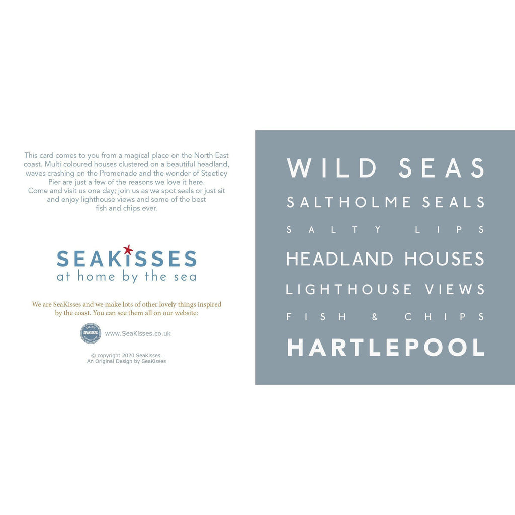 Hartlepool - Greeting Card-SeaKisses