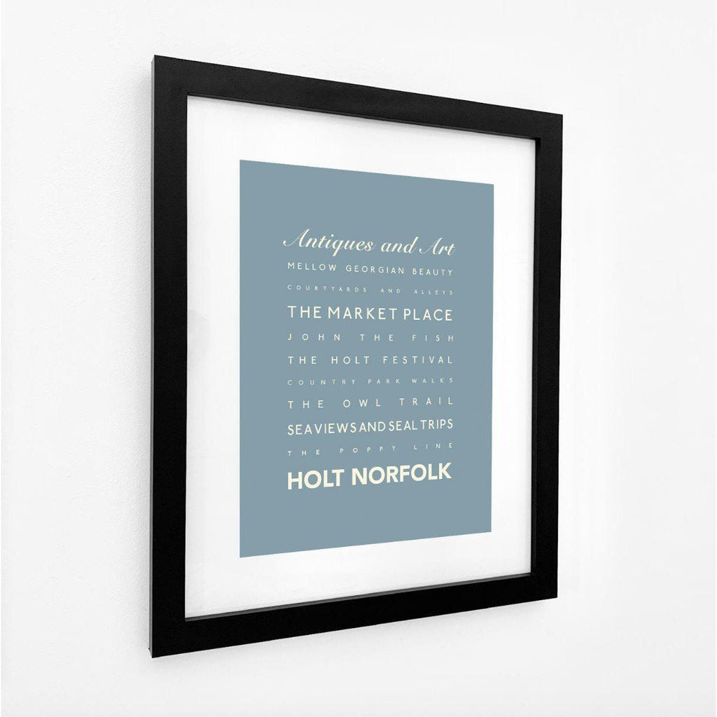 Holt Typographic Print-SeaKisses