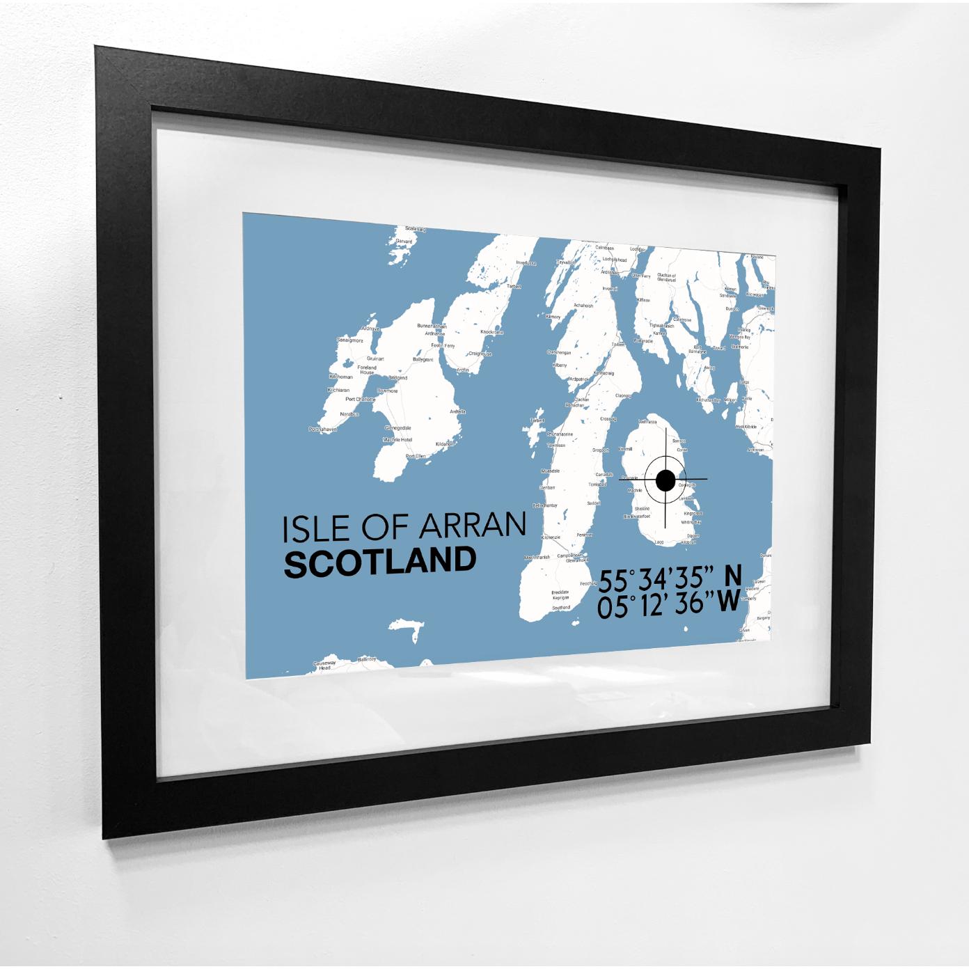 Isle of Arran Landmark Map-SeaKisses