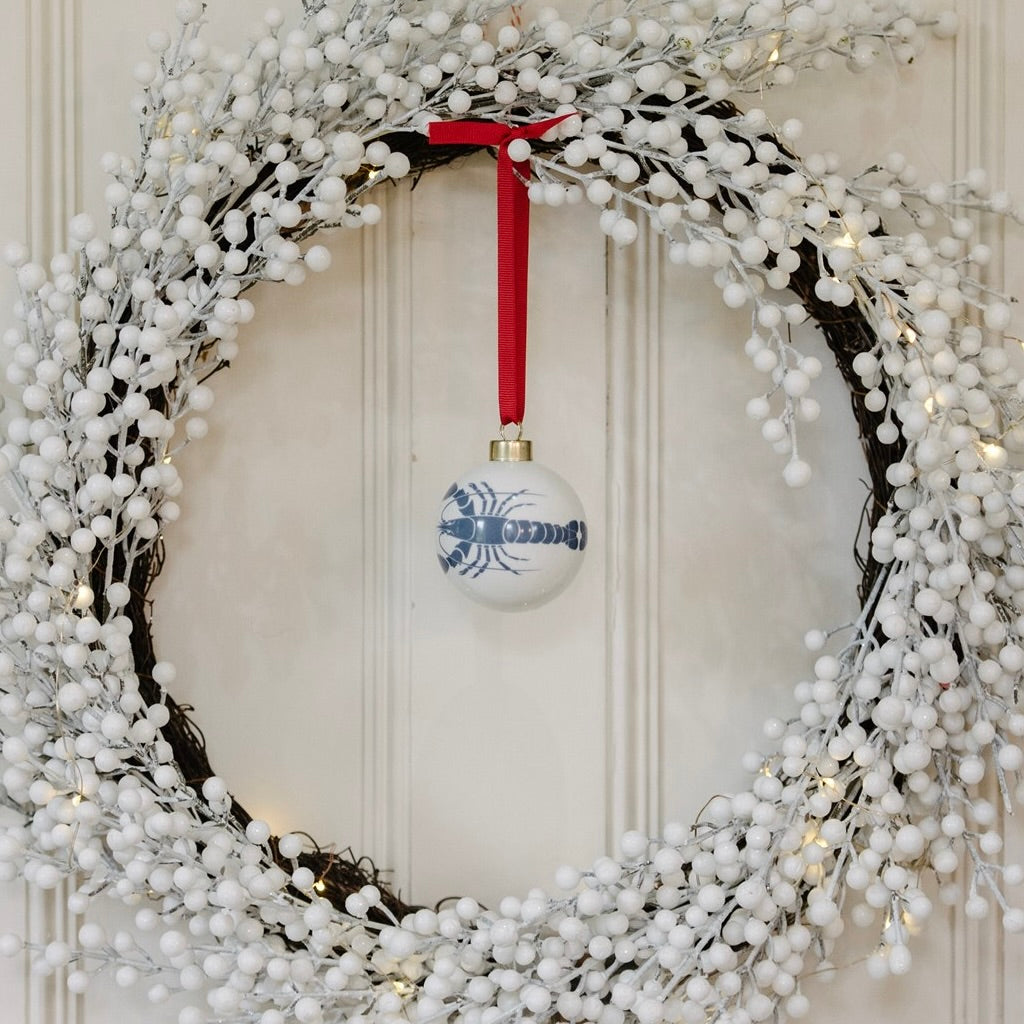 Lobster Bauble - Fine Bone China Coastal Design-SeaKisses