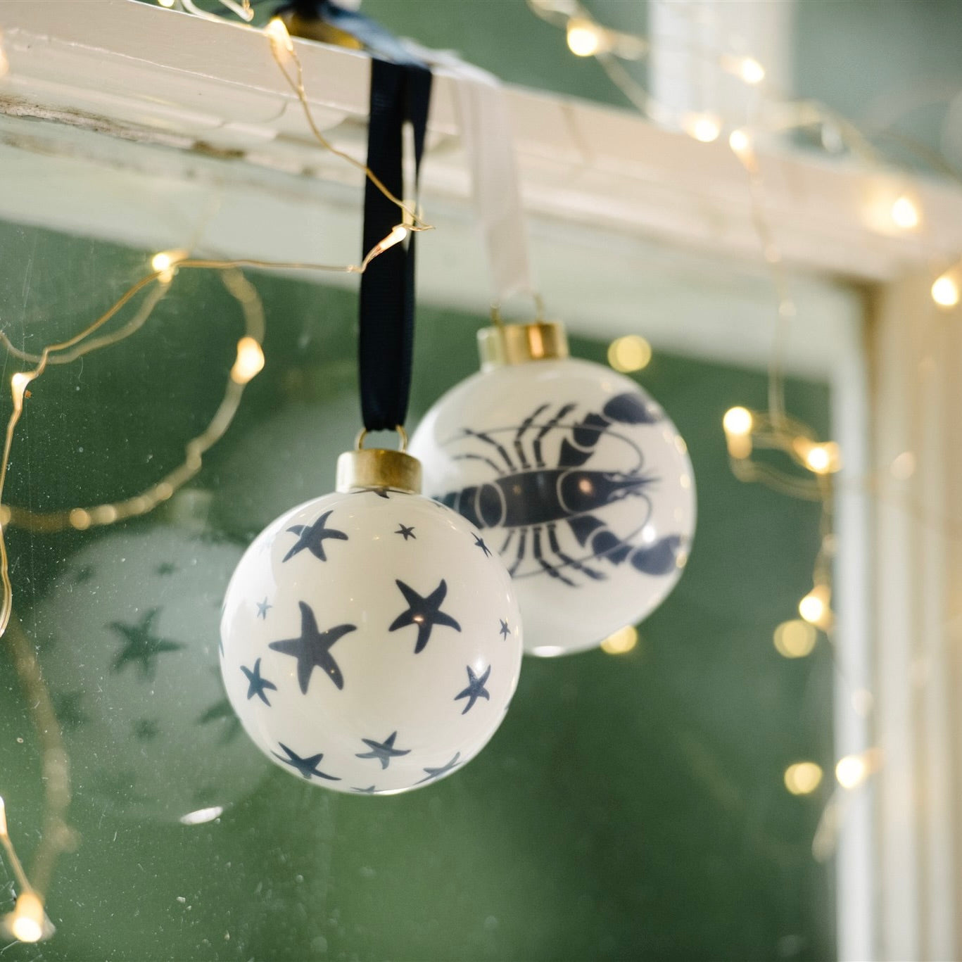 Lobster Bauble - Fine Bone China Coastal Design-SeaKisses