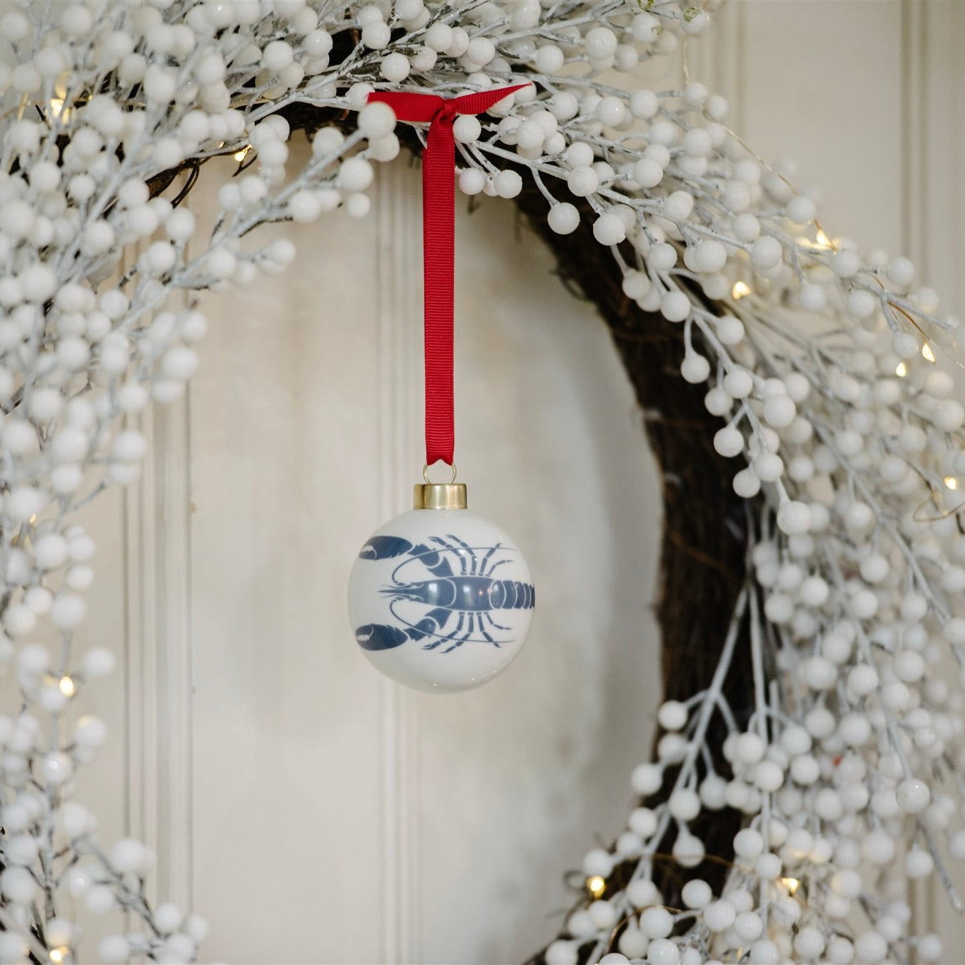 Lobster Bauble - Fine Bone China Coastal Design-SeaKisses