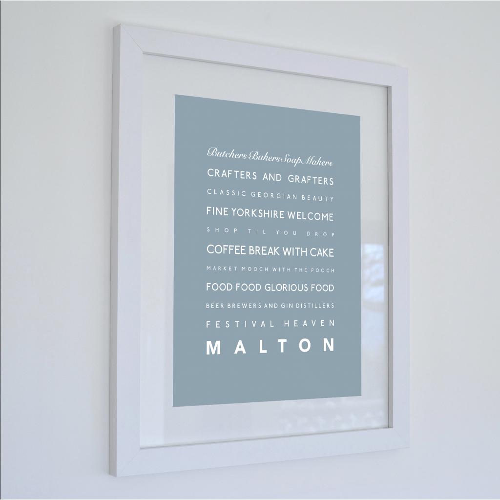 Malton Typographic Print-SeaKisses