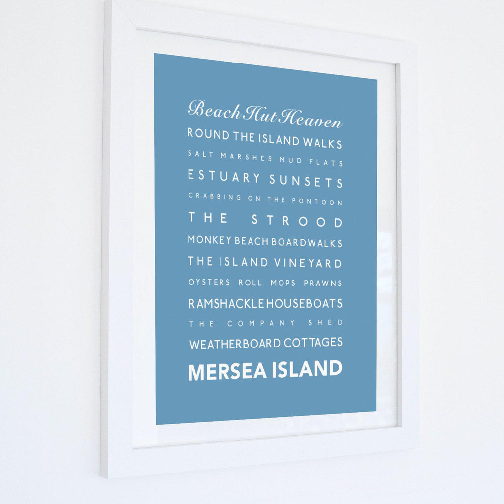 Mersea Island Typographic Print-SeaKisses