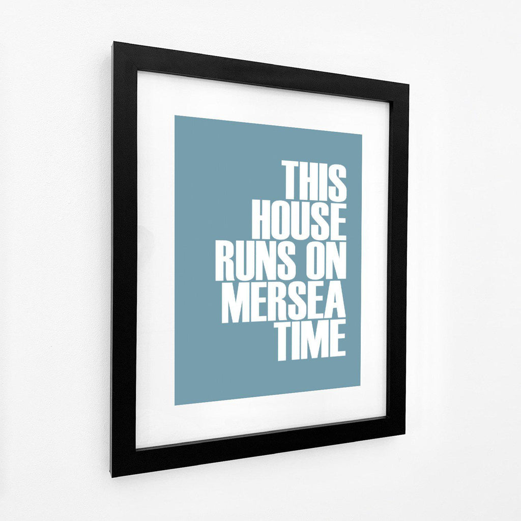 Mersea Time Typographic Print-SeaKisses