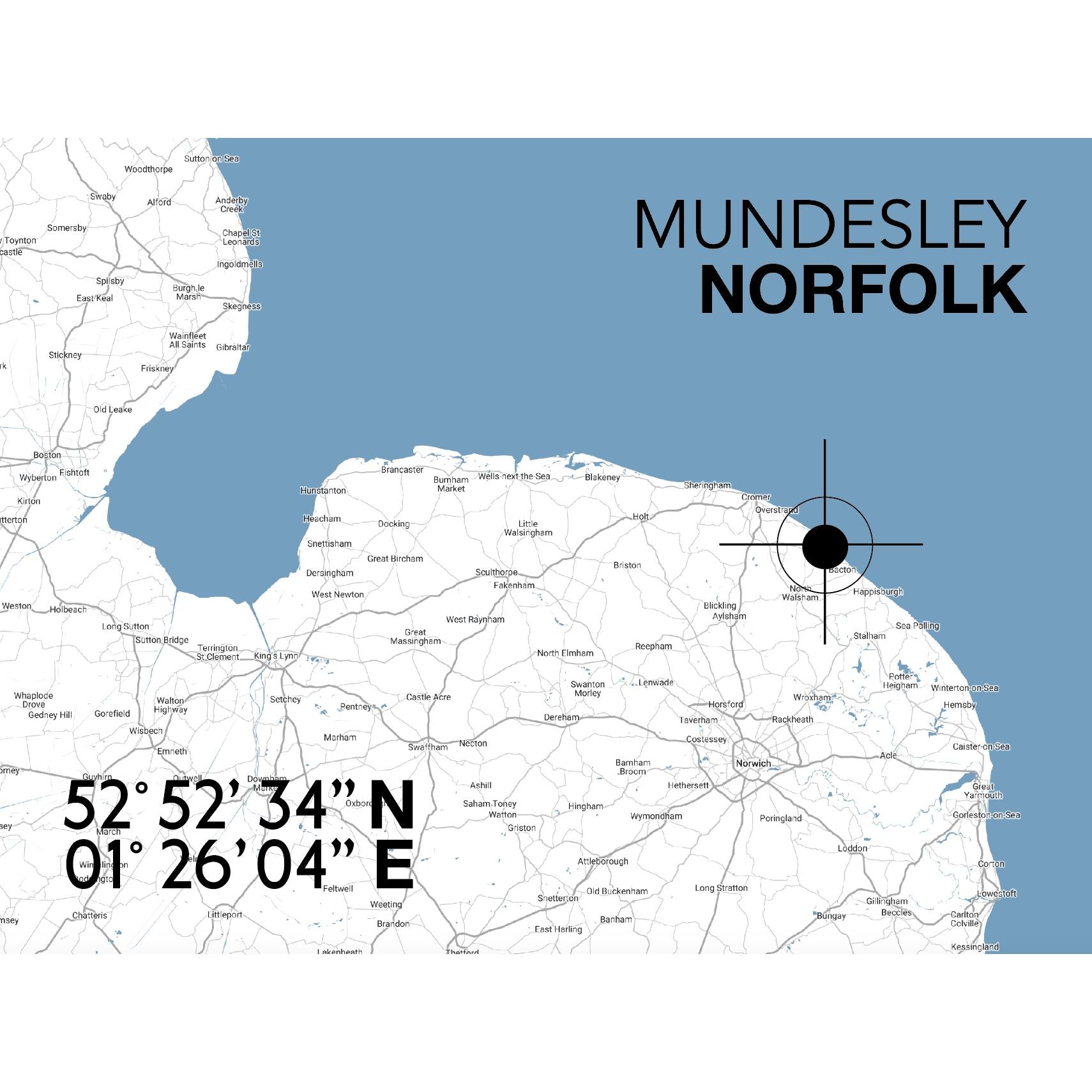 Mundesley Landmark Map-SeaKisses