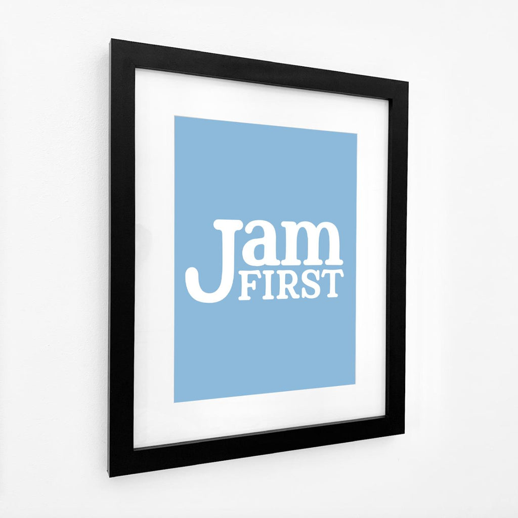 Jam First Print Typographic Print-SeaKisses