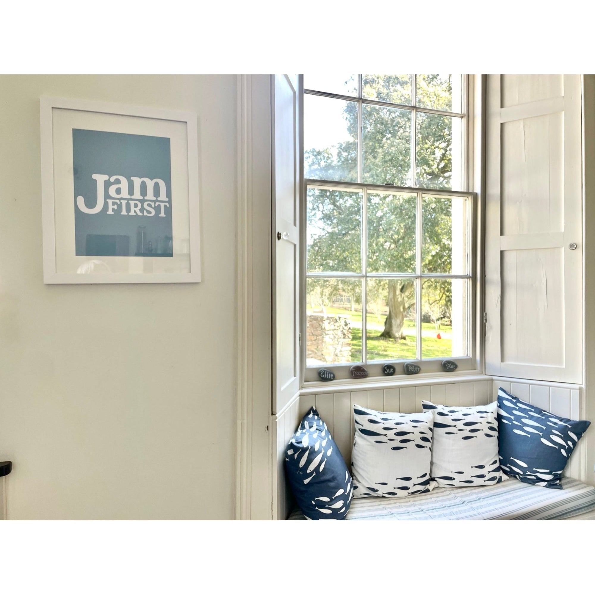 Jam First Typographic Print-SeaKisses