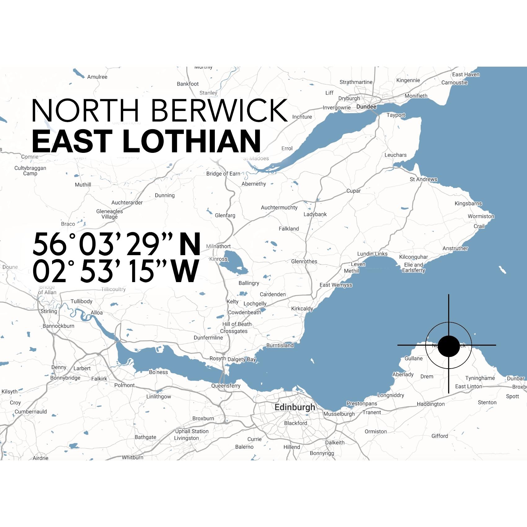 North Berwick Landmark Map-SeaKisses