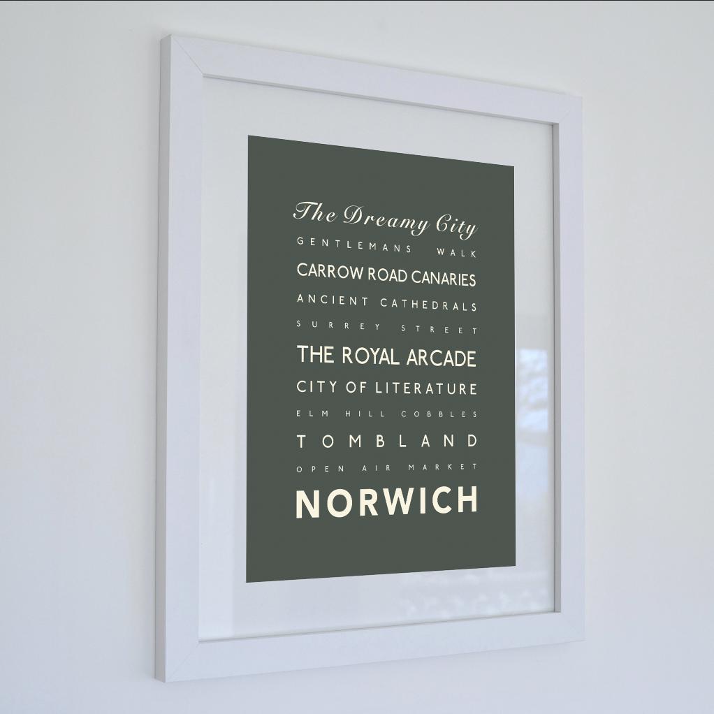 Norwich Typographic Print-SeaKisses