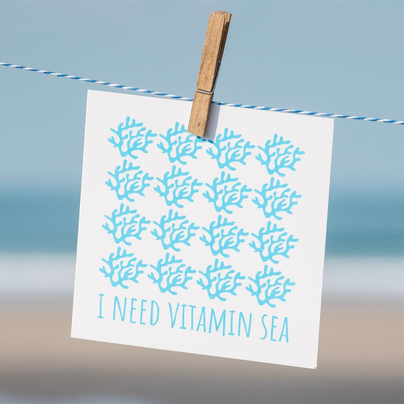 Pack Of Greeting Cards - 6 Coastal Cards-SeaKisses