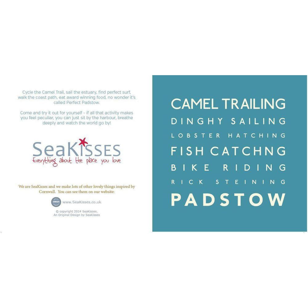 Padstow - Greeting Card-SeaKisses