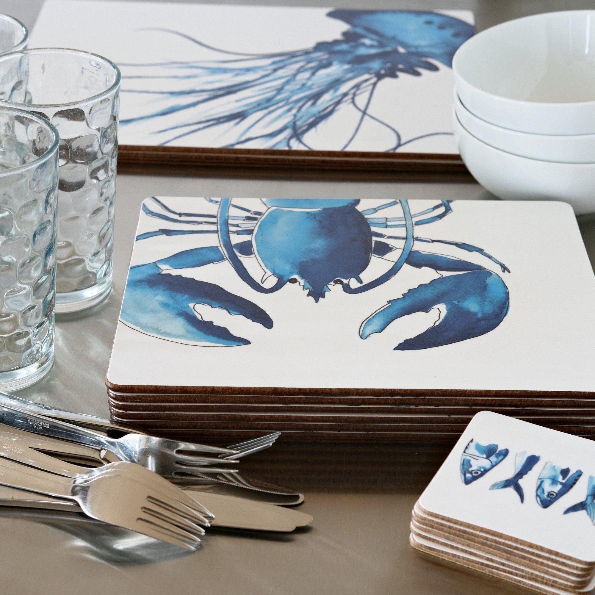Prawn Design Placemat - Slight Second-SeaKisses