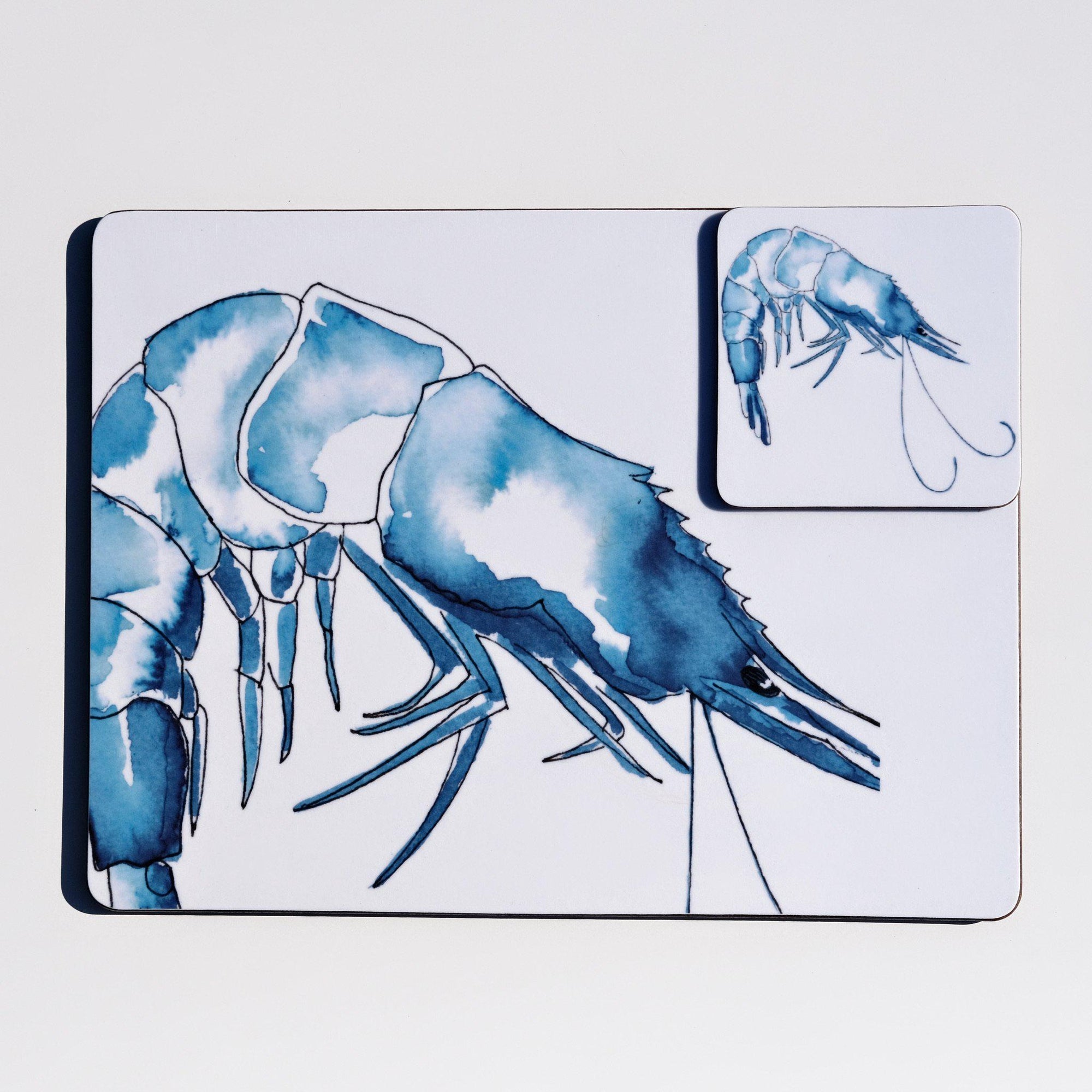 Prawn Design Placemat - Slight Second-SeaKisses