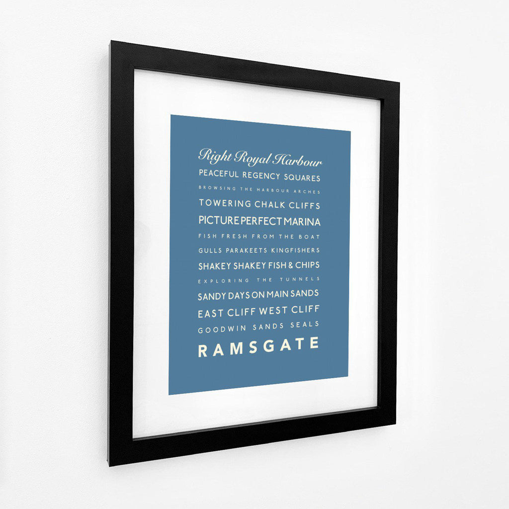 Ramsgate Typographic Print-SeaKisses