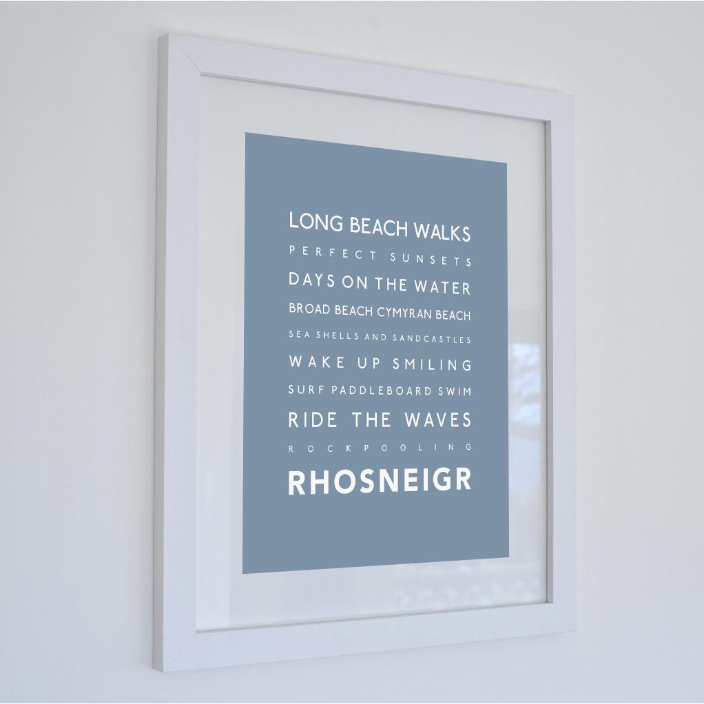Rhosneigr Typographic Print-SeaKisses