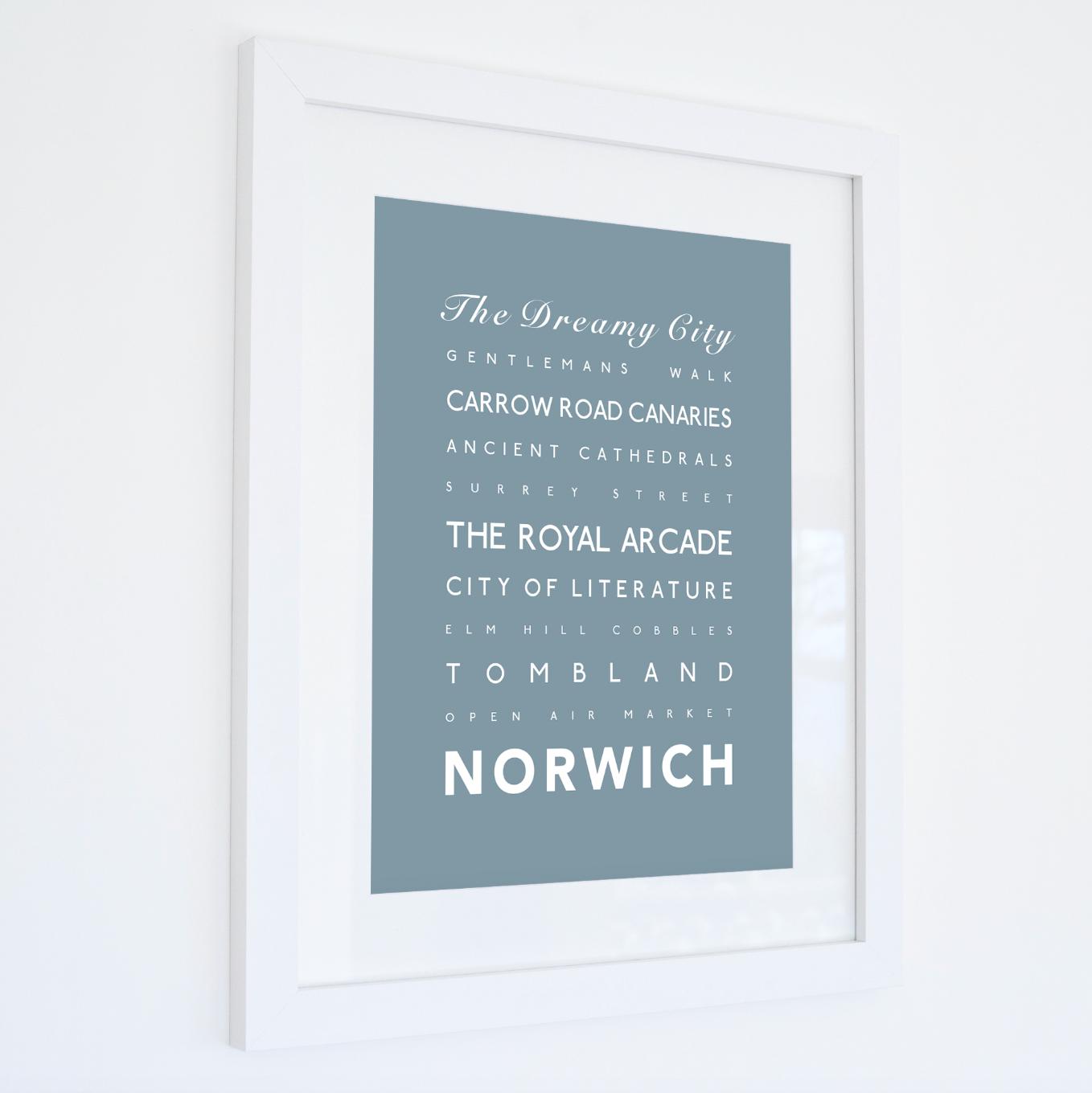Norwich Typographic Print-SeaKisses