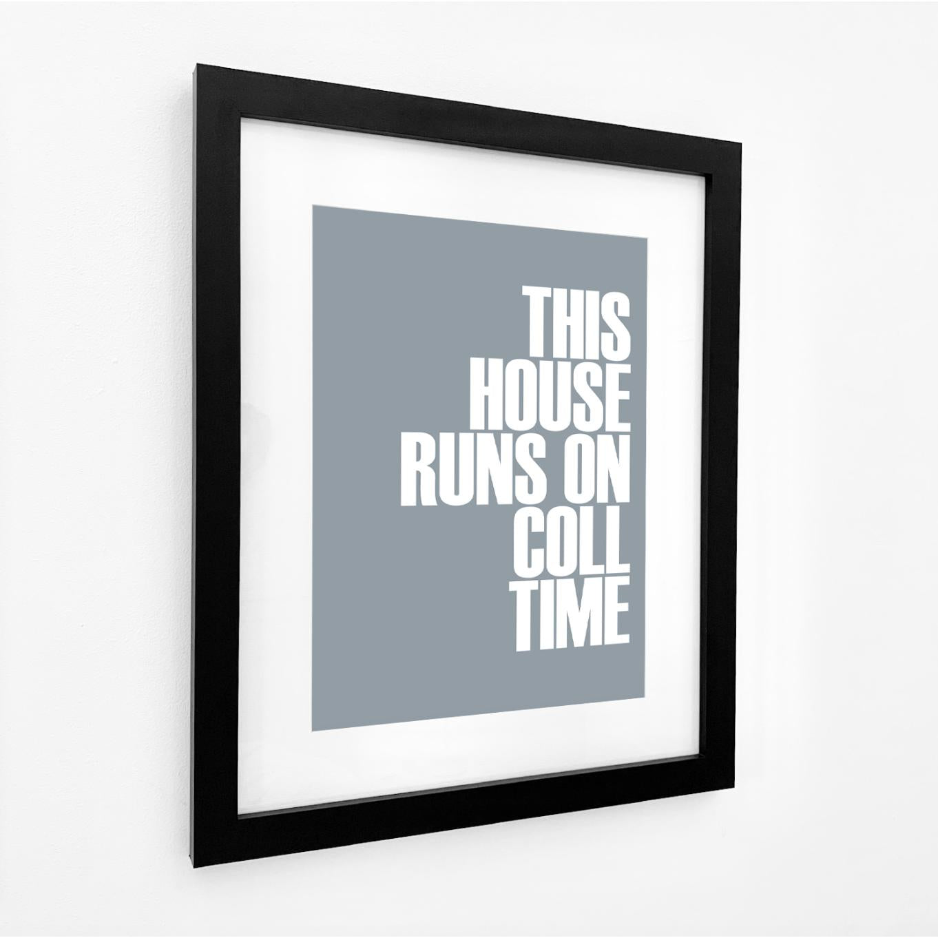 Coll Time Typographic Print-SeaKisses