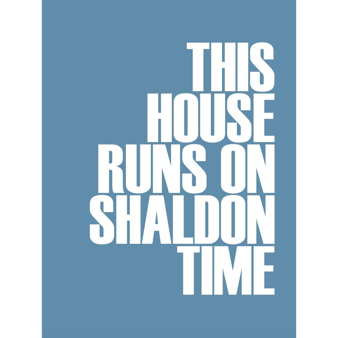 Shaldon Time Typographic Print-SeaKisses