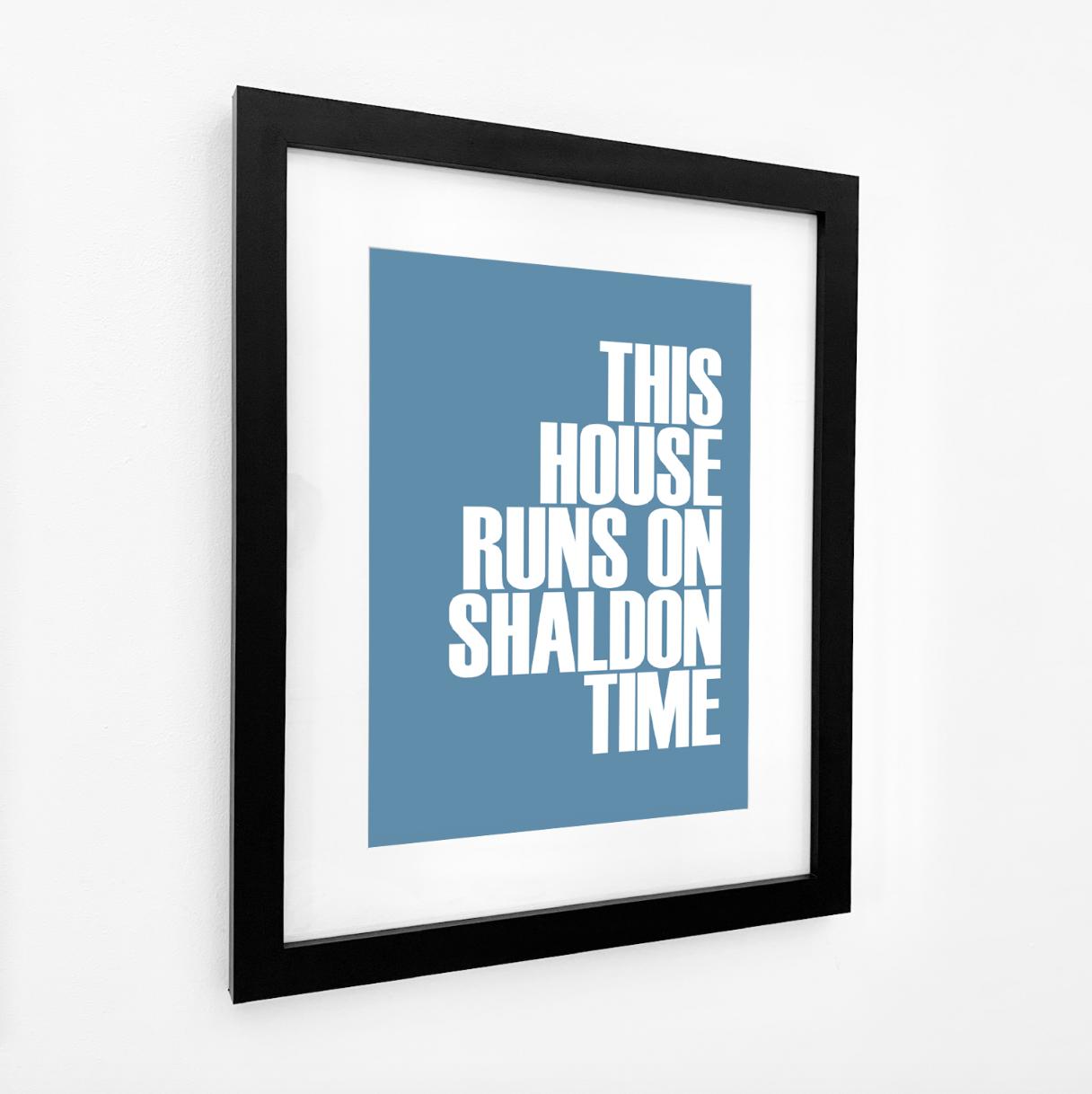 Shaldon Time Typographic Print-SeaKisses