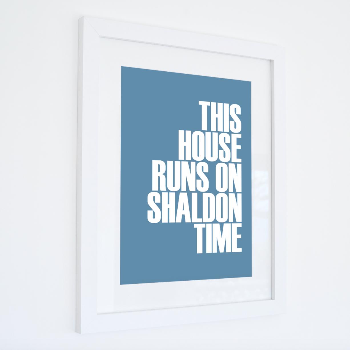 Shaldon Time Typographic Print-SeaKisses