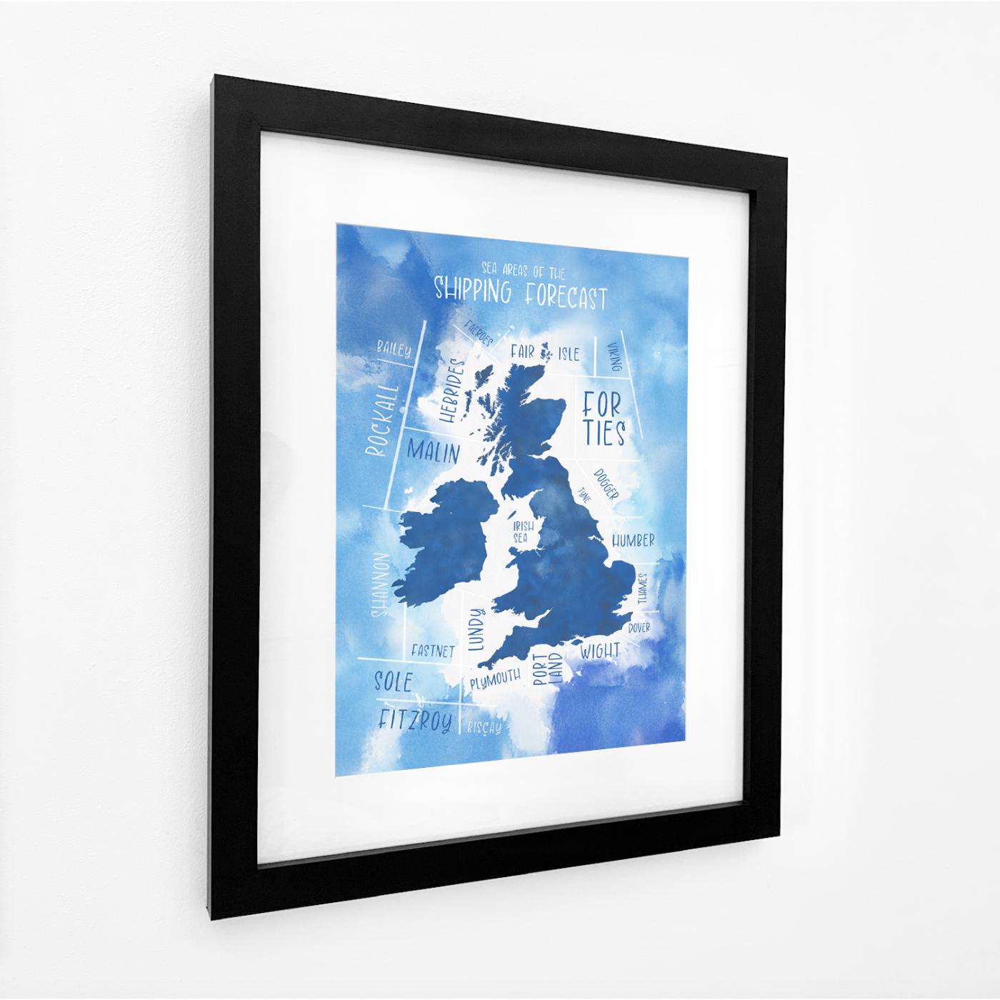 Shipping Forecast Watercolour Print-SeaKisses