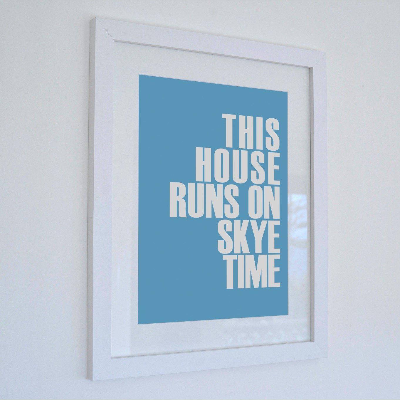Skye Time Typographic Print-SeaKisses