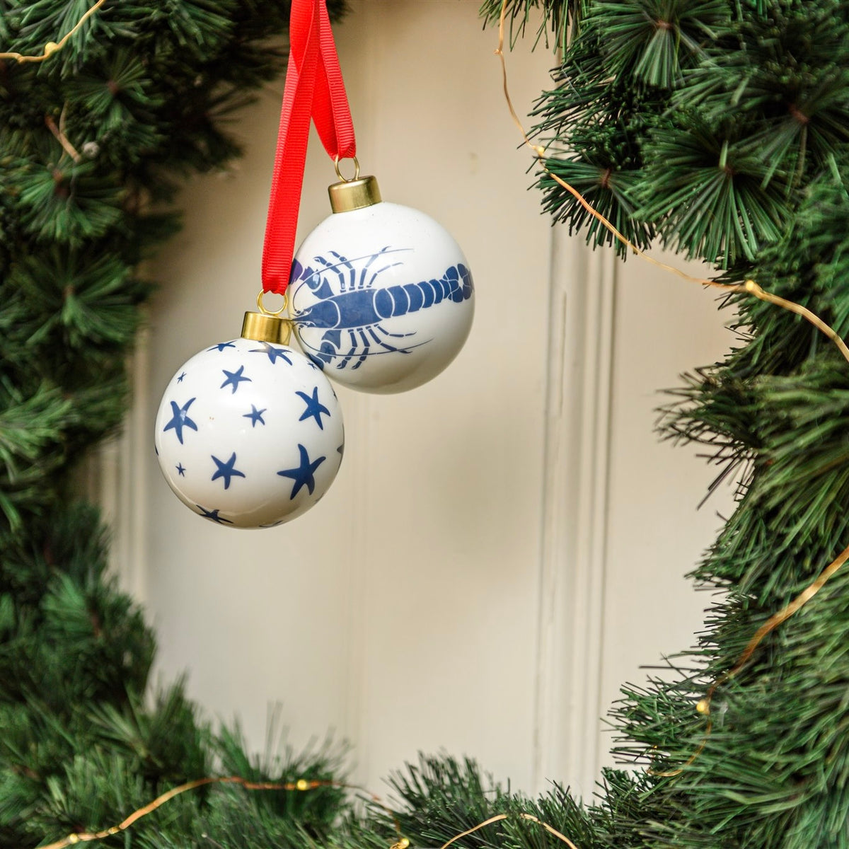 Starfish Bauble - Fine Bone China Coastal Design-SeaKisses
