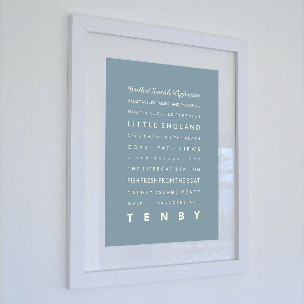 Tenby Typographic Print-SeaKisses