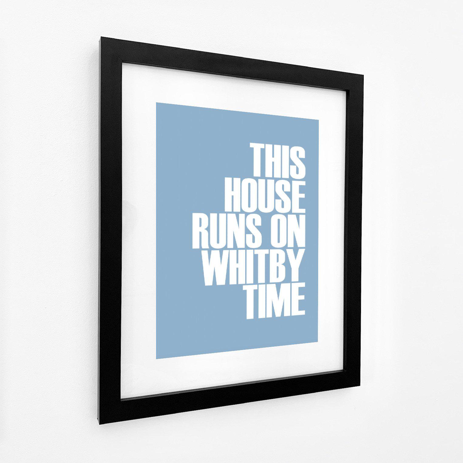Whitby Time Typographic Print-SeaKisses