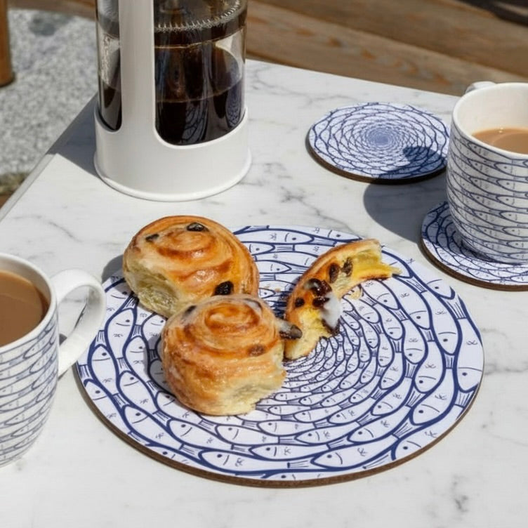 The Pilchard Pool Coaster - Set of 6-SeaKisses