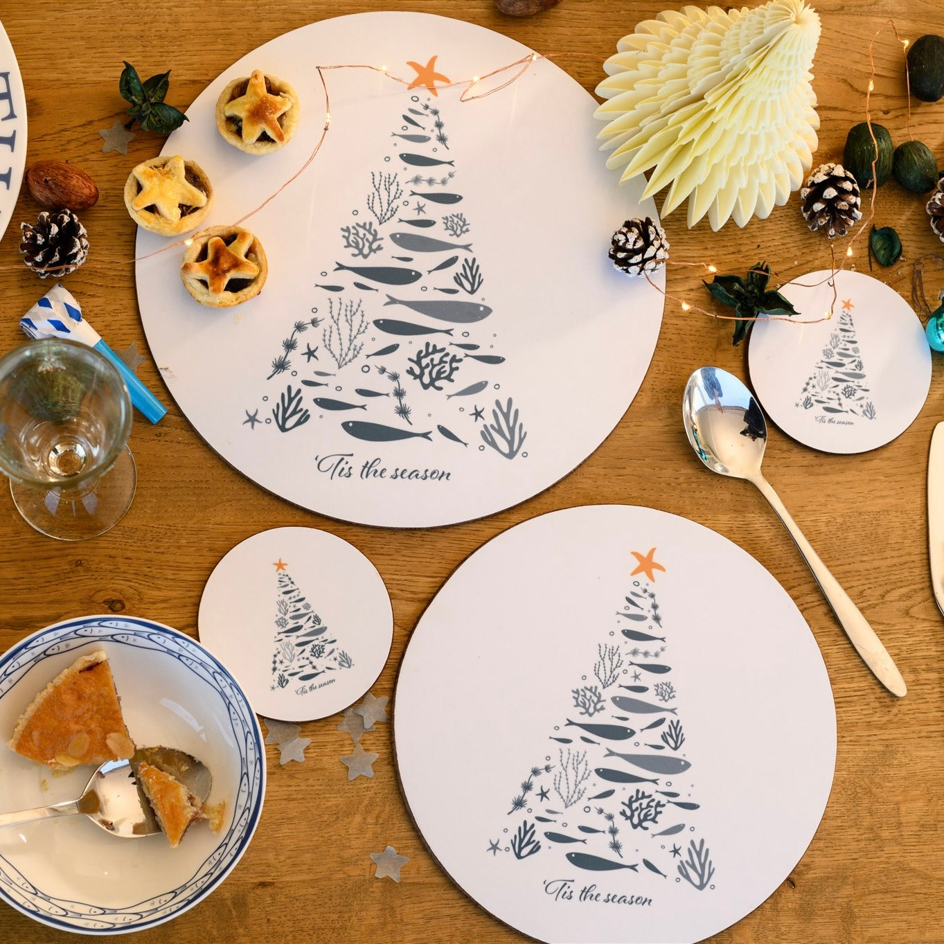 Coastal Christmas Coaster-SeaKisses