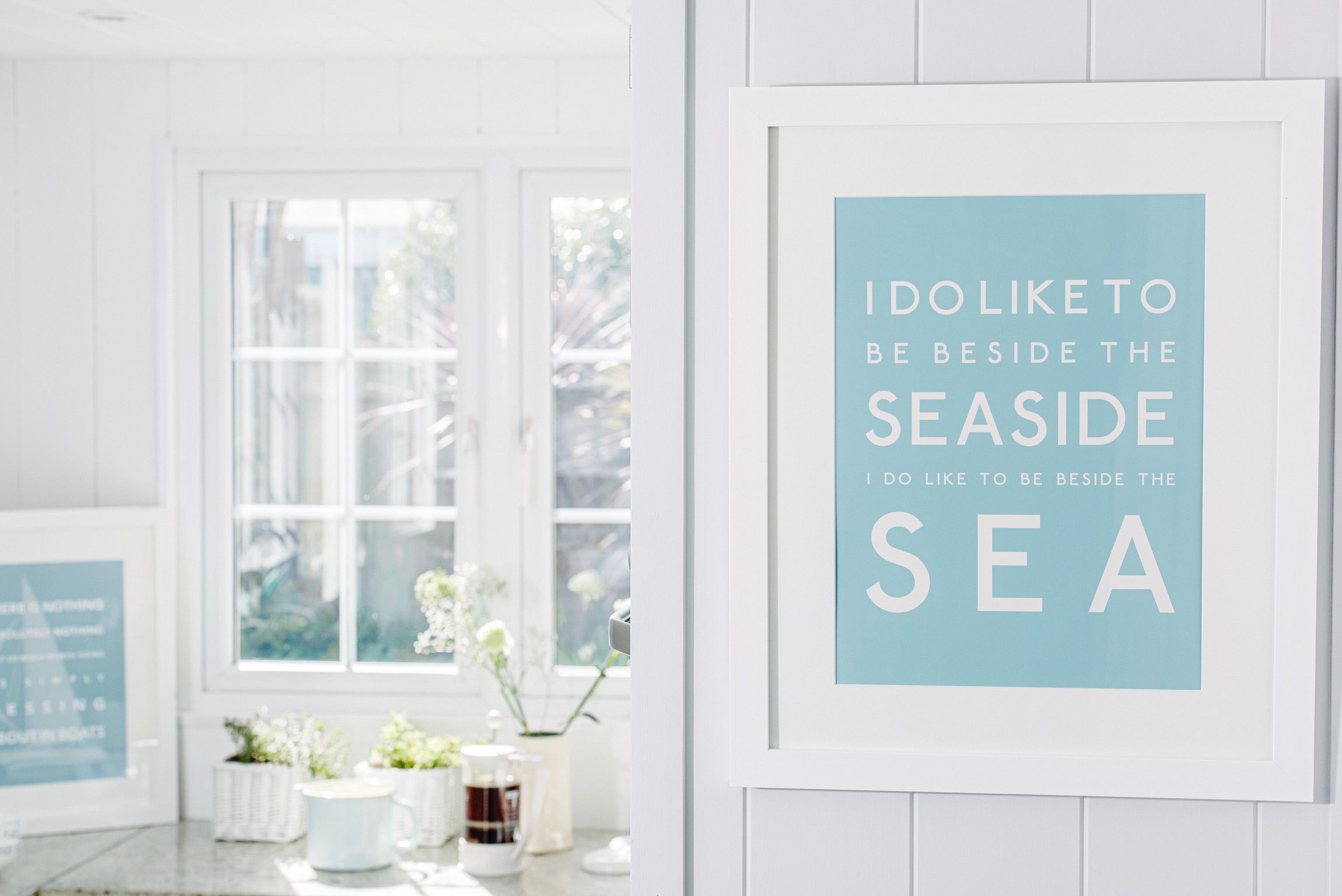 Coastal Typographic Art